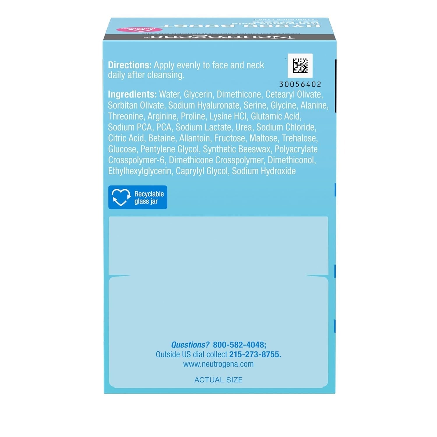Neutrogena Hydro Boost Hydrating Gel Cream Face Moisturizer for Sensitive Skin 1.7 fl oz plus Hydrating Gel Cleanser 0.5 fl oz Alcohol and Fragrance Free Hyaluronic Acid Daily Hydration Routine