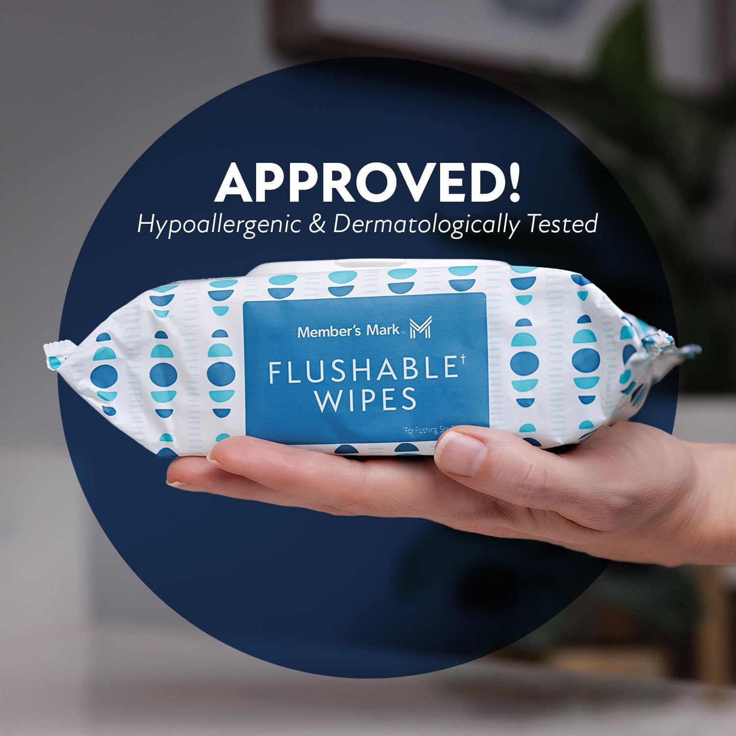 Member's Mark Flushable Wipes, Scented, 540 ct.
