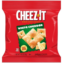 Cheez-It White Cheddar baked snack crackers pouch, net wt 1.02 oz