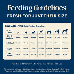 Blue Buffalo Love Made Fresh Dog Food, Refrigerated, Chunky Beef Stew, 1-lb Tub