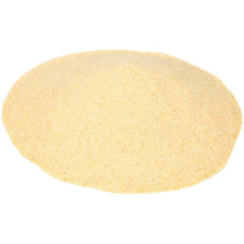 Granulated garlic powder pile