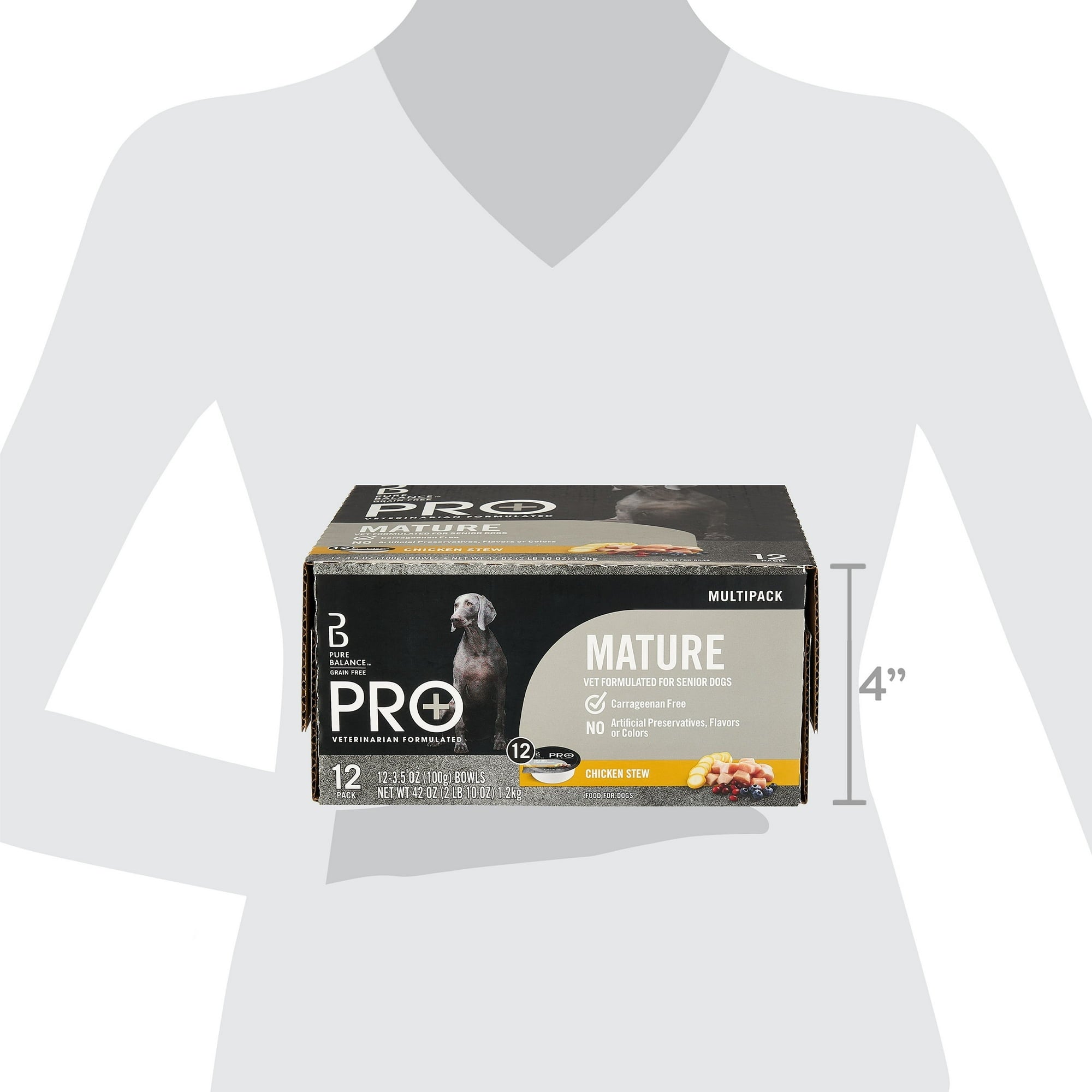 Pure Balance Pro Plus Mature Wet Dog Food 3.5oz Cup 12ct