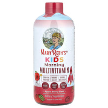 MaryRuth's Kids morning multivitamin bottle, Apple Berry Blast, red cap