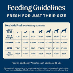 Blue Buffalo Love Made Fresh Dog Food, Refrigerated, Chunky Chicken Stew, 1-lb Tub