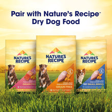 Grain-free wet dog food pouches paired with dry dog food for small breed