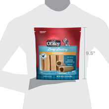 O'Roy Munchy Bones dog chew bag, red and blue label, 7ct