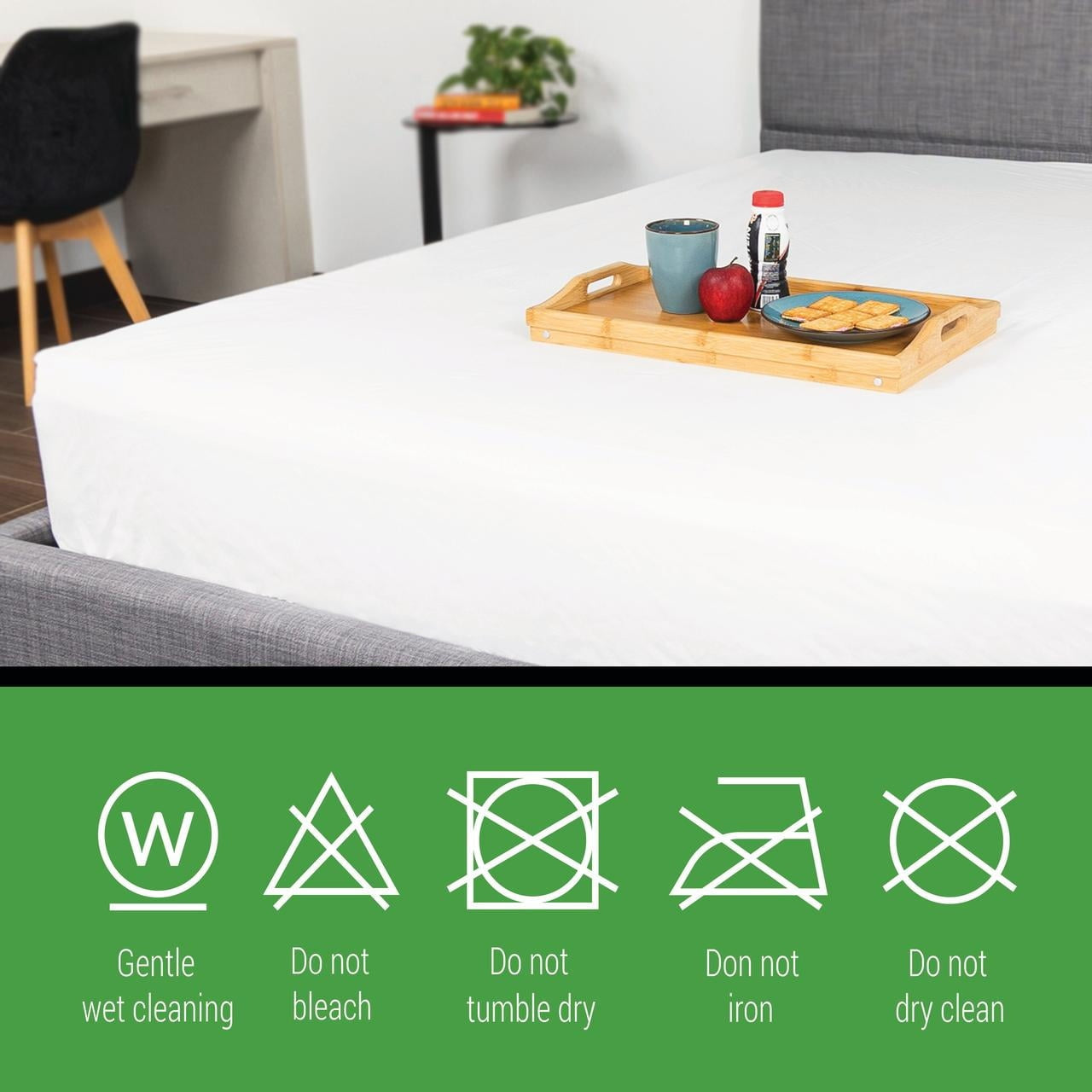 (2 pack) NexGen Waterproof Zippered Mattress Protector Mainstays