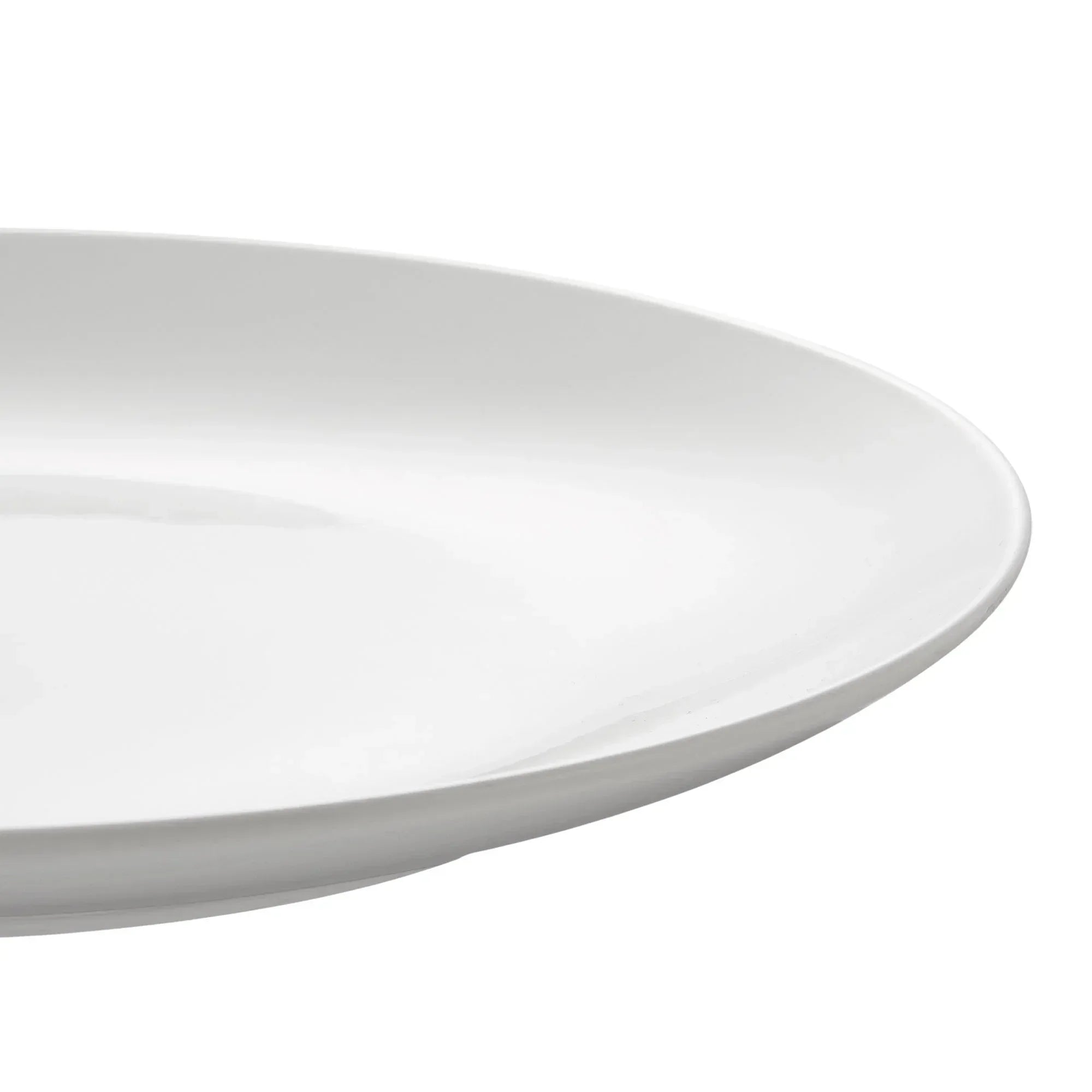 Mainstays Glazed White Stoneware Dinnerware Set, 12-Pieces