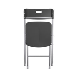 Mainstays Resin Seat & Back Folding Chair, Black