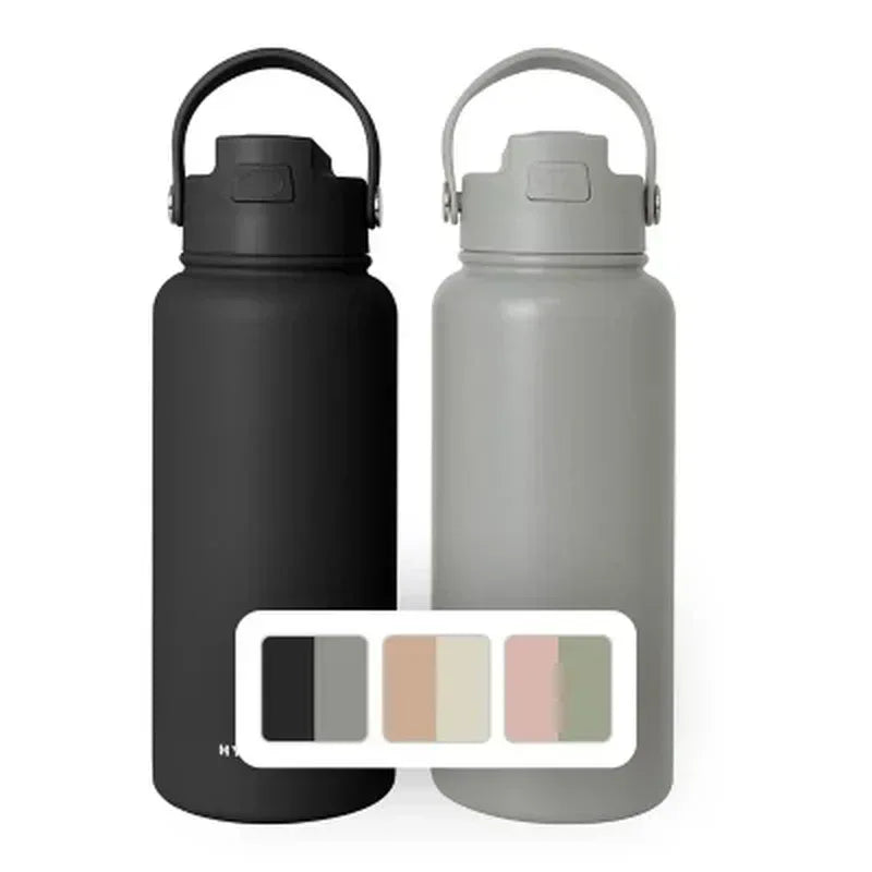 Hydraflow 34-Oz. Hybrid Double Wall Stainless Steel Bottle , 2 Pack (Assorted Colors)