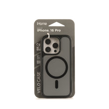 iHome iPhone case retail box: black VeloCase with circular magnetic ring
