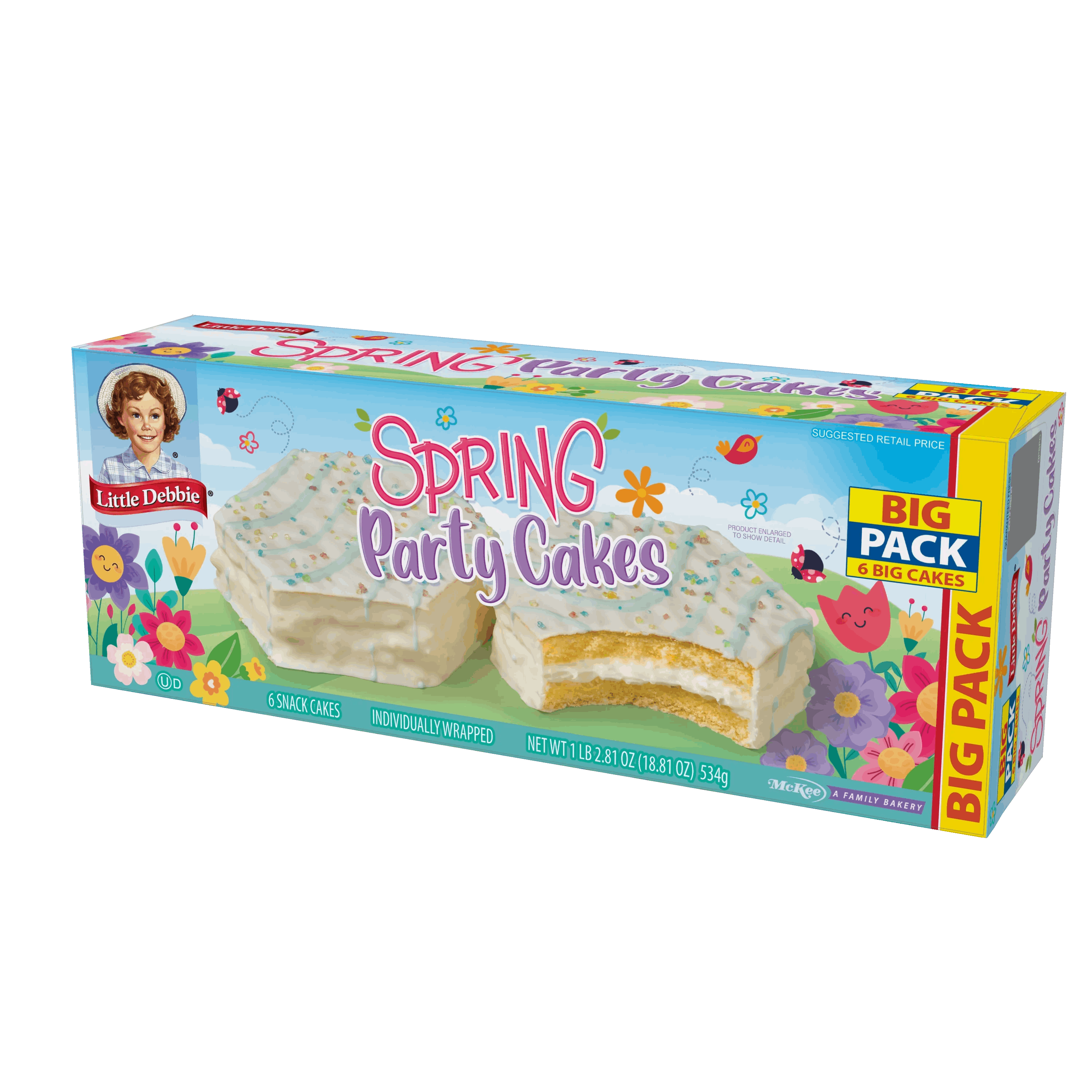 Little Debbie Big Pack Spring Party Cakes