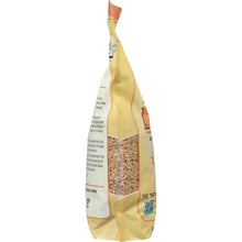 Organic farro grain bag angled side view with label details
