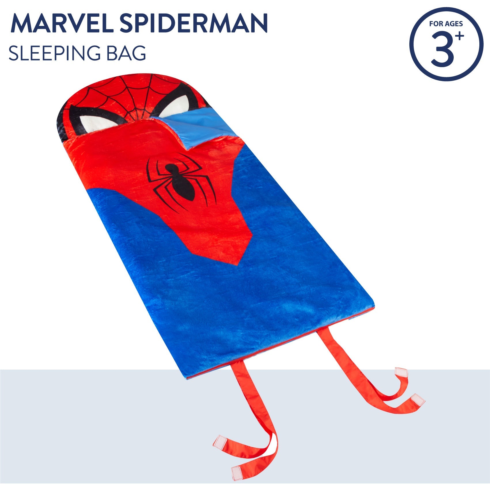 Marvel Spiderman, Kids Faux Fur Figural Slumber Bag