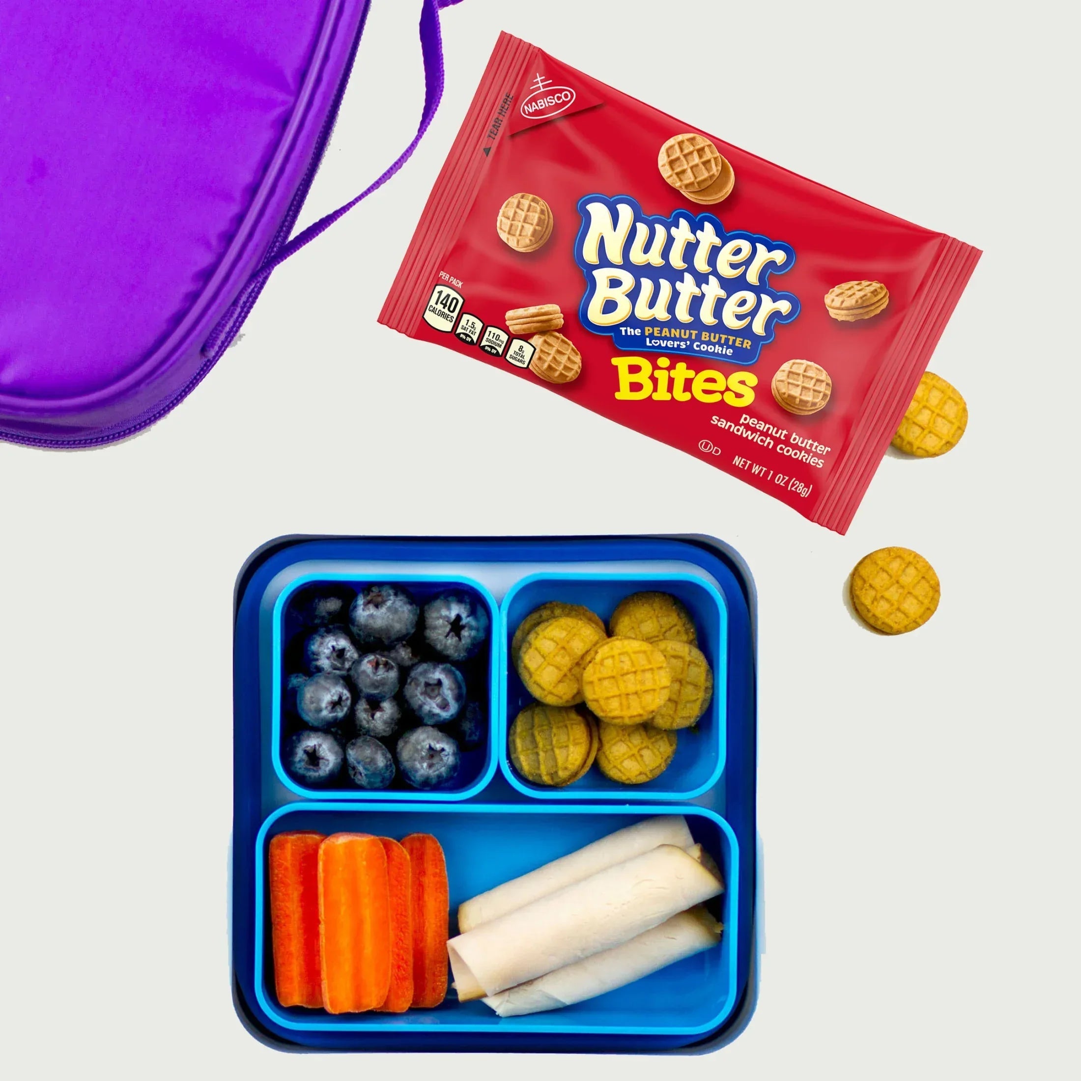 Nabisco Classic Mix Variety Pack, OREO Mini, CHIPS AHOY! Mini, Nutter Butter Bites, RITZ Bits Cheese, Easter Snacks, 20 Snack Packs