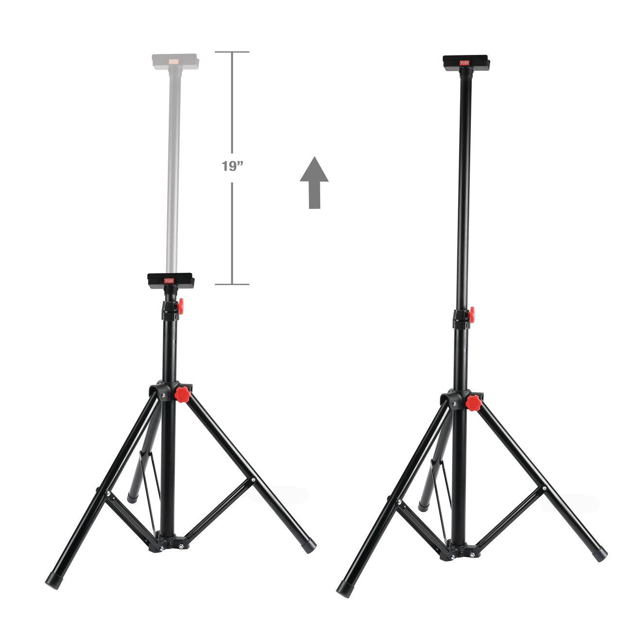 Hyper Tough Adjustable Tripod Stand for Work Lights and Cameras