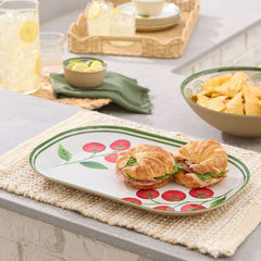 Better Homes and Gardens Bamboo Melamine Tomato Serving Tray