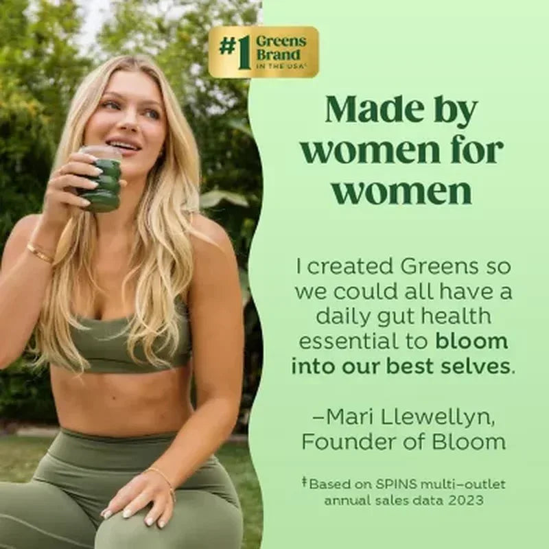 Bloom Nutrition Greens & Superfoods Powder, Berry (48 Servings, 9.2 Oz.)