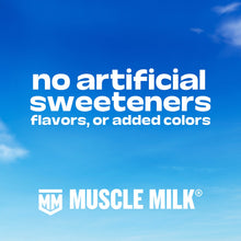 Muscle Milk no artificial sweeteners, flavors, or added colors statement