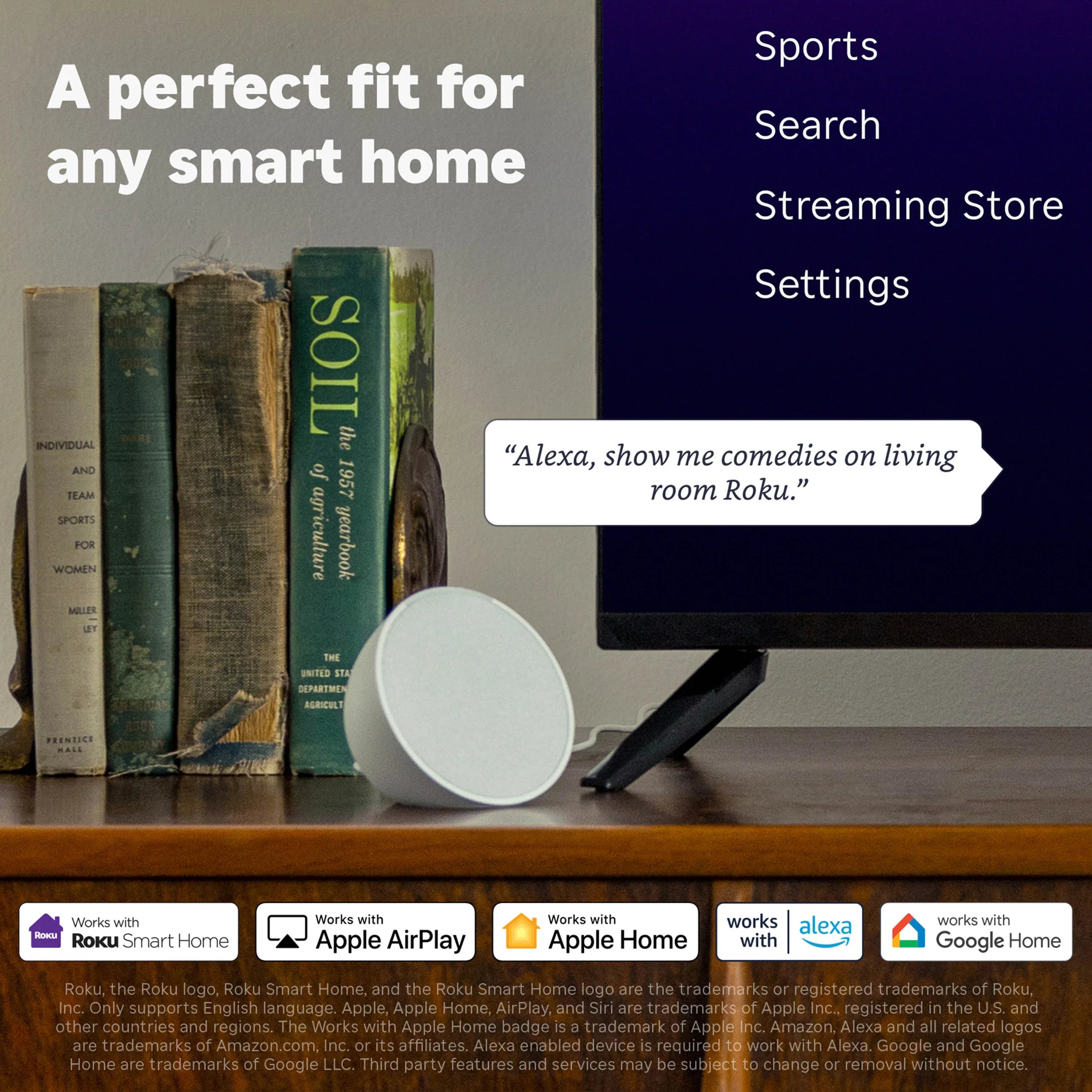 Roku Streaming Stick 4K - HDR & Dolby Vision Roku Streaming Device for TV with Voice Remote & Long-Range Wi-Fi - Free & Live TV - USA MEGA SHOP