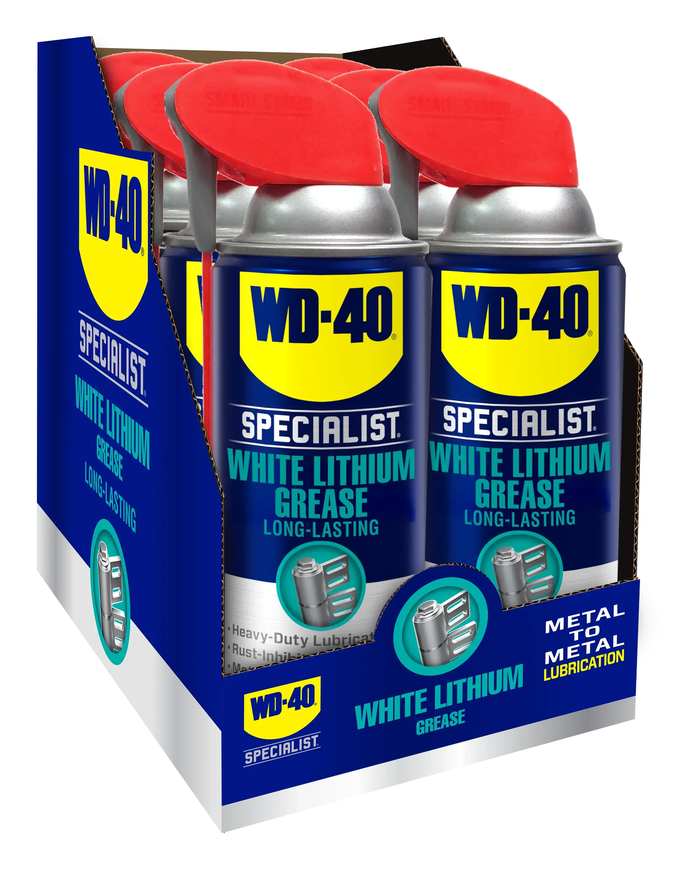 WD-40 Specialist White Lithium Grease Protective Spray, 10 oz