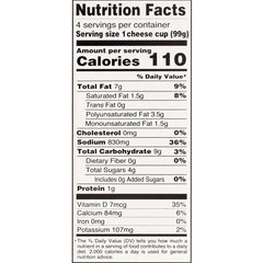 Ricos® Nacho Cheese Sauce 3.5oz Cup, 4 Count, Shelf-Stable, Ready-to-Eat