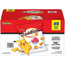 Pepperidge Farm Goldfish Cheddar Pokémon snack crackers, 40-count box