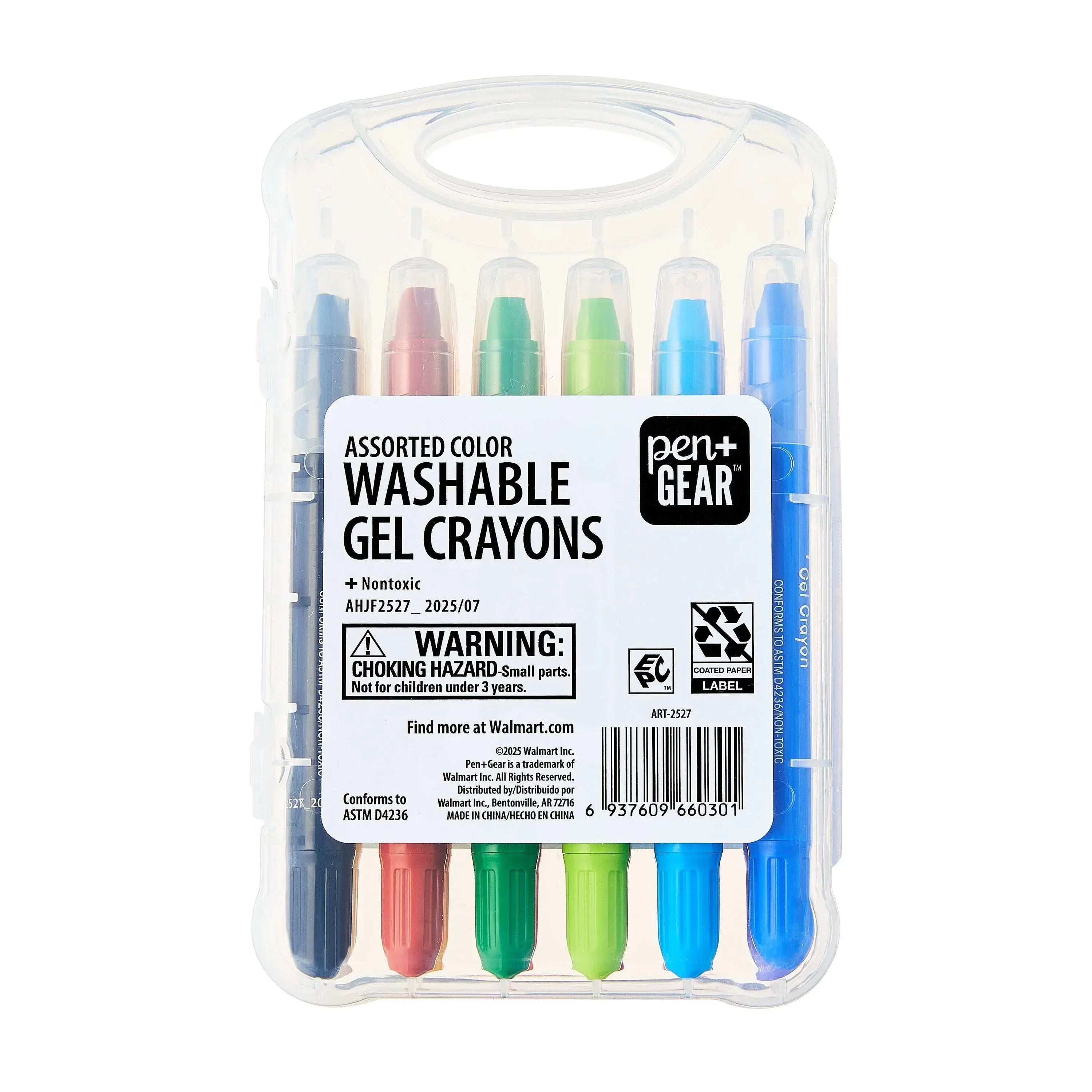 Pen+Gear Assorted Color Washable Gel Crayons, 12 Count - USA MEGA SHOP