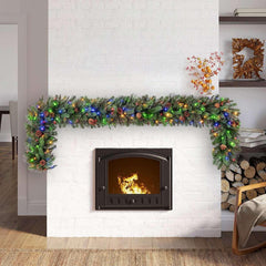 9‚Äô Pre-lit LED With Twinkle Artificial Greenery Garland - USA MEGA SHOP