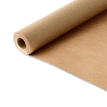 Kraft paper roll with tight wound brown paper and rolled edge