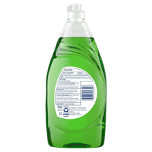 Antibacterial hand soap bottle back with ingredient information panel on green bottle
