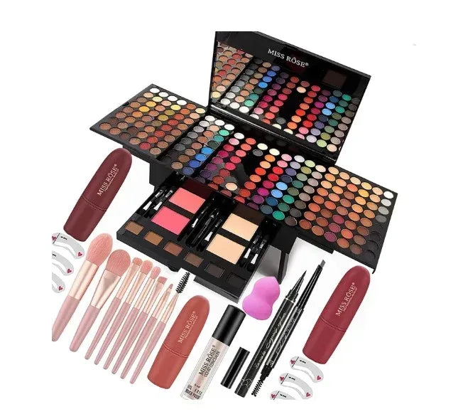90 Colors Makeup Kit,Professional Makeup Kits for Women Full Kit,All in One Makeup Set for Women&Beginner,Include Eyeliner/Eyeshadow/Lipstick/Compact Powder/Glitter Powder/Makeup Brush