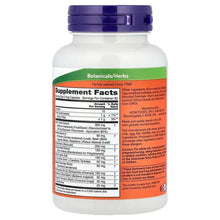 NOW Foods Liver Refresh veg capsules bottle with Supplement Facts label on back