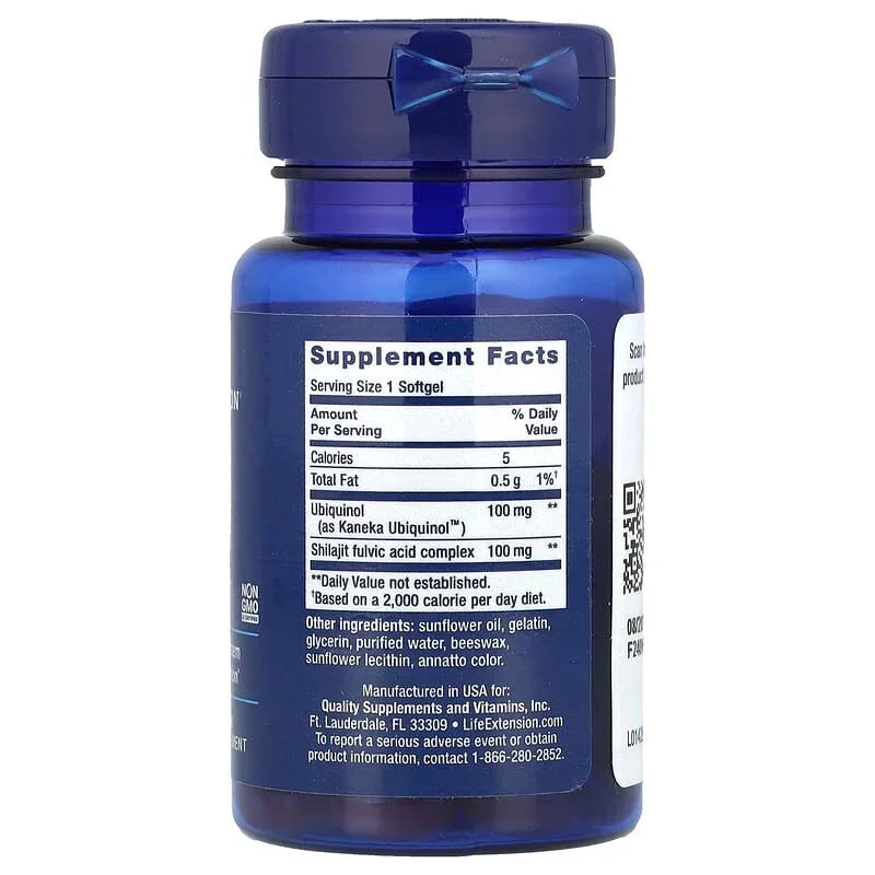 Life Extension, Super Ubiquinol CoQ10 with Enhanced Mitochondrial Support, Softgels