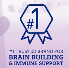 Enfamil Neuropro Gentlease powder badge graphic: #1 trusted brand for brain building