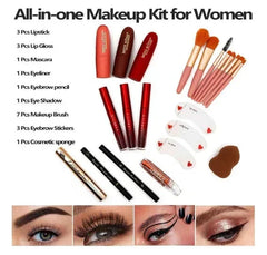 90 Colors Makeup Kit,Professional Makeup Kits for Women Full Kit,All in One Makeup Set for Women&Beginner,Include Eyeliner/Eyeshadow/Lipstick/Compact Powder/Glitter Powder/Makeup Brush