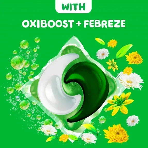 Gain Flings 3-in-1 Oxi Boost and Febreze Laundry Detergent Pacs, Original Scent, 31 Count