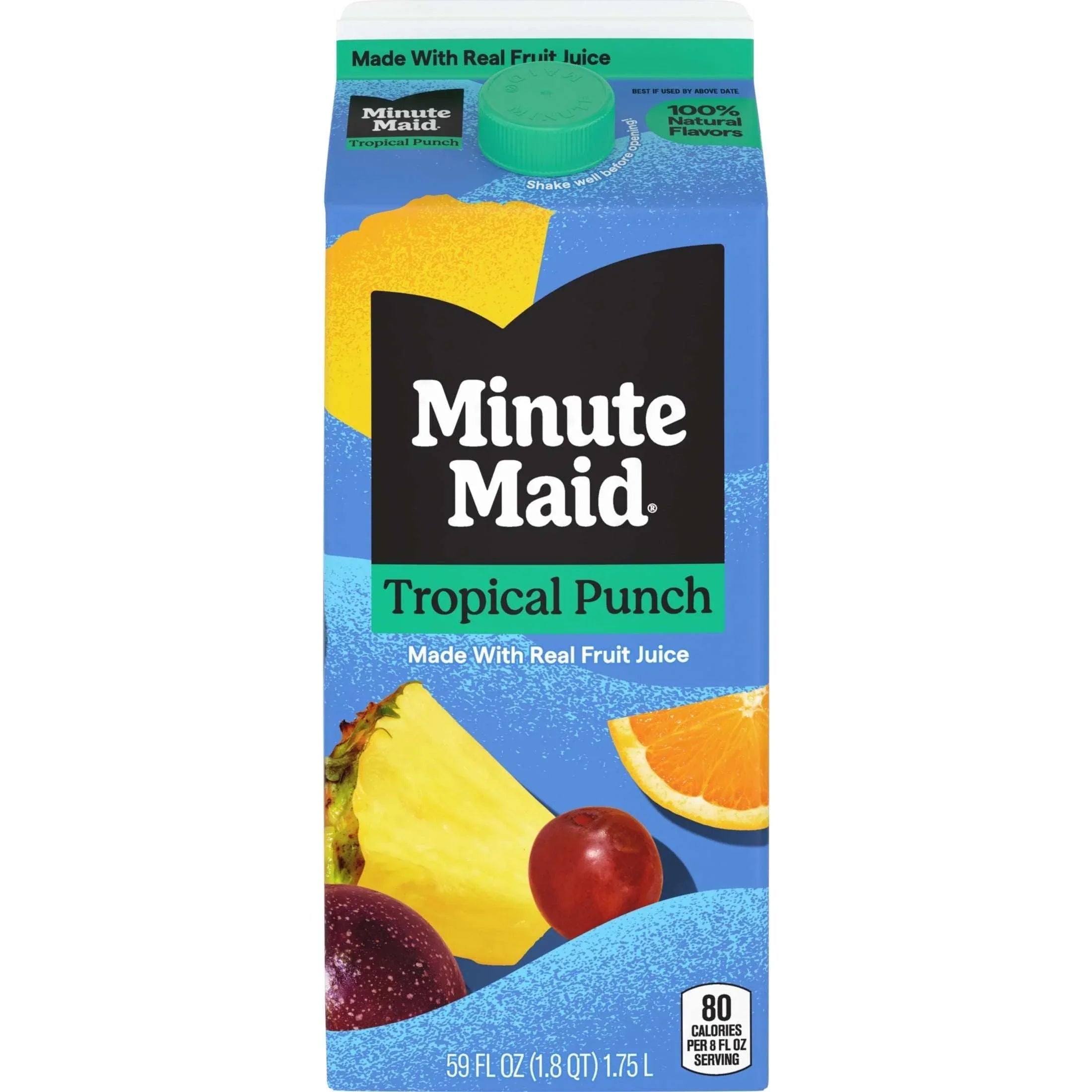 Minute Maid Tropical Punch Juice Drink Carton, 59 fl oz