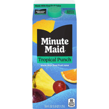 Minute Maid Tropical Punch juice carton, 59 fl oz, with fruit artwork