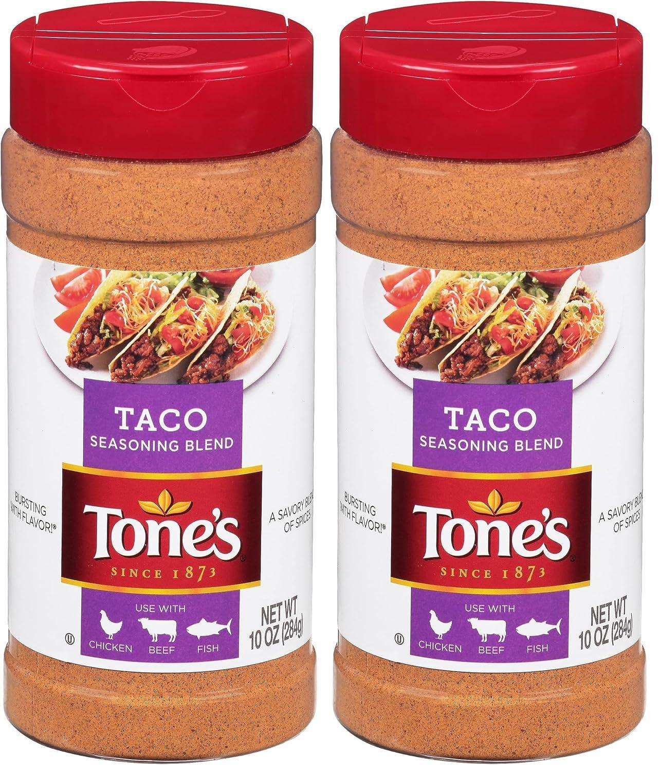 Tone's Taco Seasoning, Assorted Size