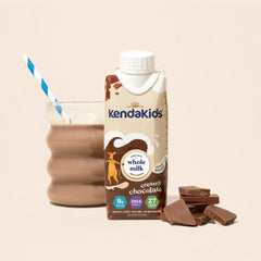 KendaKids Complete Nutrition Shake with Protein & DHA, Creamy Chocolate, 8 fl oz, (6 Pack) - USA MEGA SHOP