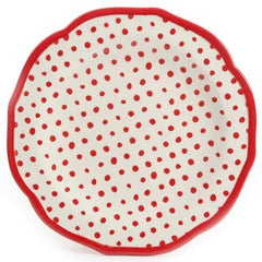 The Pioneer Woman Timeless Floral & Retro Dot 12-Piece Dinnerware Set, Multicolor