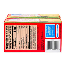 Nutrition facts and daily values label on salted butter twin pack carton