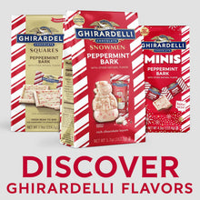 Peppermint bark chocolate variety pack featuring snowmen, squares, and minis