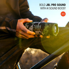 JBL Flip 7 - Portable waterproof and drop-proof speaker, Bold JBL Pro Sound with AI Sound Boost, 16Hrs of Playtime, and PushLock system with interchangeable accessories (Black)