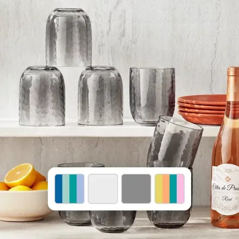 Member'S Mark Shatterproof 8-Piece Stemless Set (Assorted Colors)