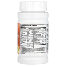 Women's daily multivitamin supplement bottle, back Supplement Facts panel label.