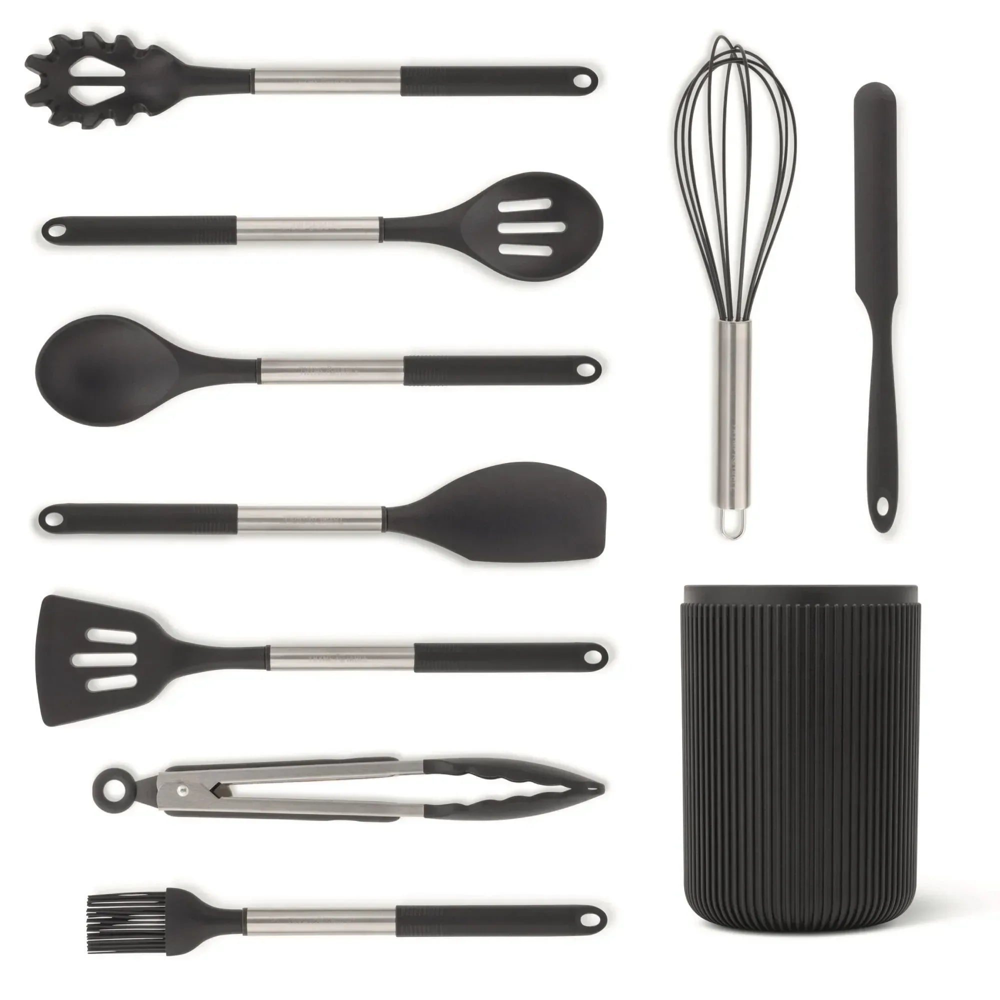 Thyme & Table 10-Piece Silicone Gadget Set - Black
