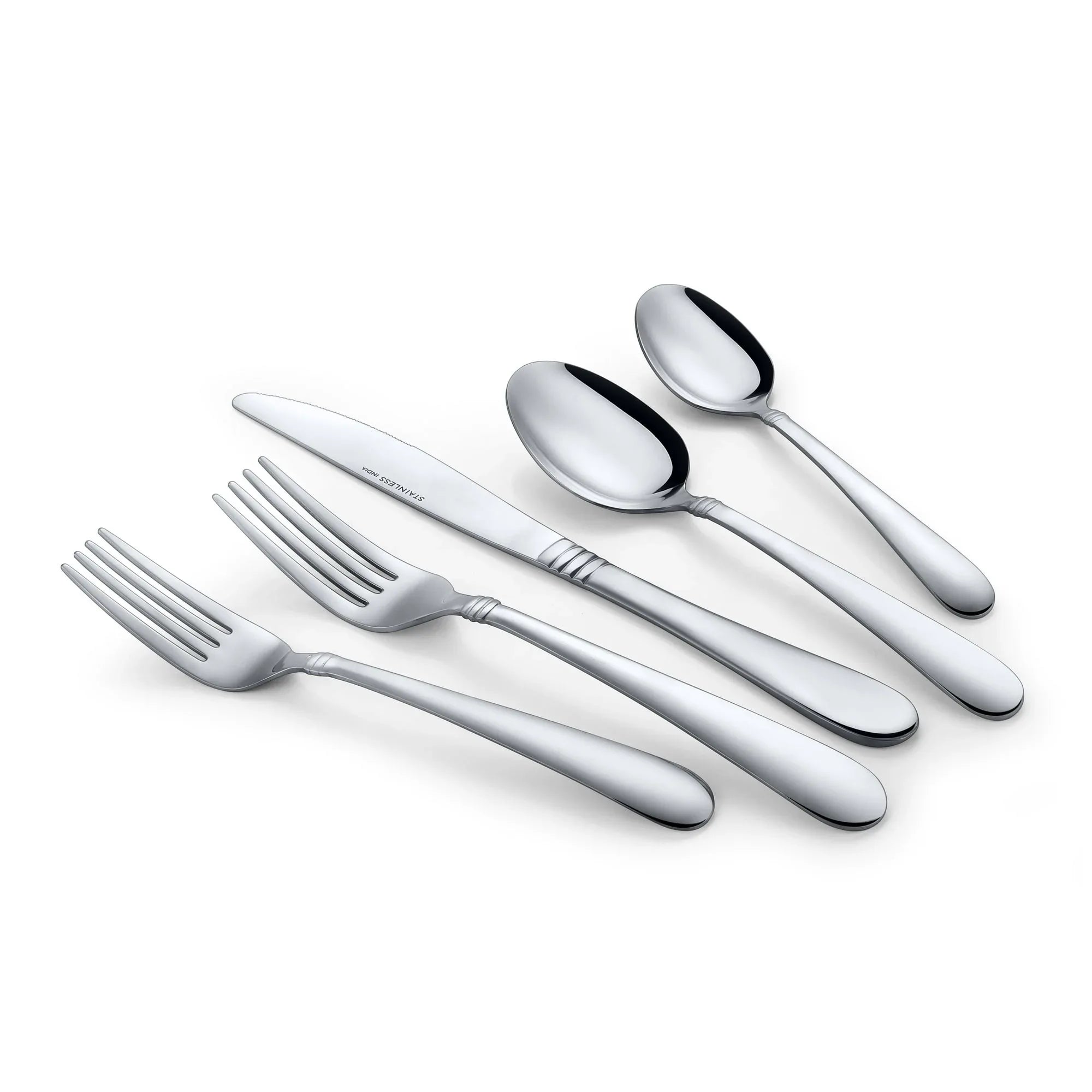 Mainstays 20-Piece Stainless Steel Camfield Flatware Set