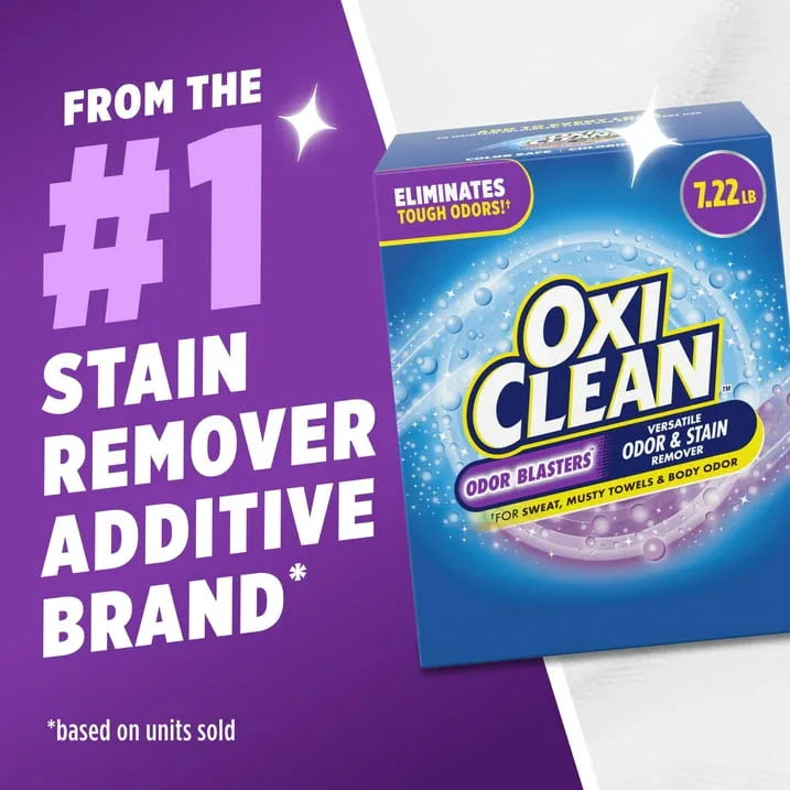 OxiClean Odor Blasters Versatile Odor and Stain Remover Powder, 7.22 lb. - USA MEGA SHOP